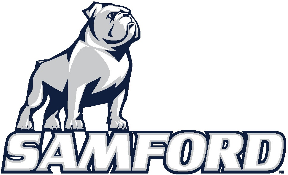 Samford Bulldogs 2016-Pres Primary Logo vinyl decal